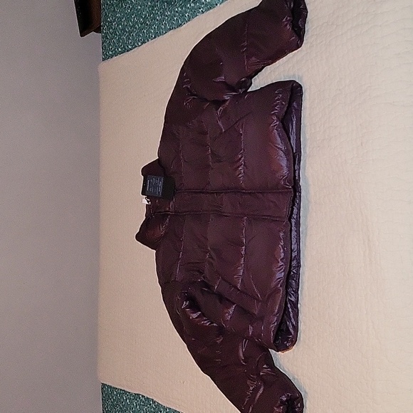 NWT Fabletics Deep Plum Purple Puffer Jacket Womens Size XL - Picture 5 of 13